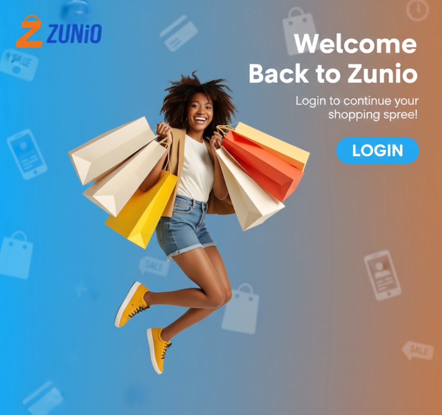 Customer Login Page Image